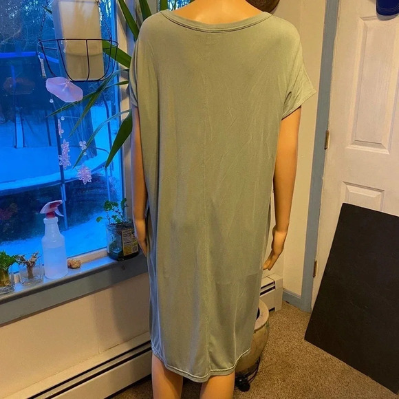 Joan Vass New York Modal Blend Stretchy Soft and Comfortable Dress Women Size M - Picture 2 of 8